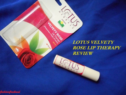Lotus Herbals Velvety Rose Lip Therapy Review1
