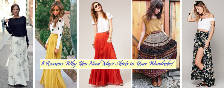 Maxi Skirt Collage